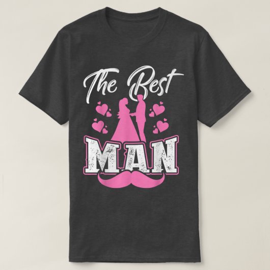 Mens Trauzeuge Groom Bachelor T-Shirt (Design vorne)