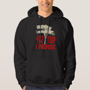 Mens Tree Feller nur den Tipp I Versprechen Hoodie