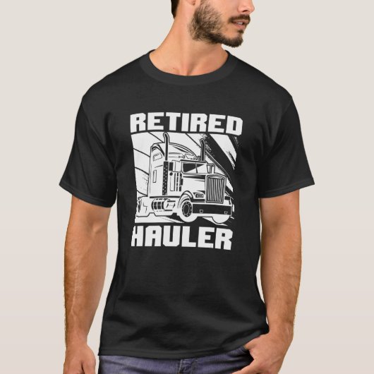Mens Truck Fahrer LKW müde Big Rig Alt M T-Shirt (Vorderseite)