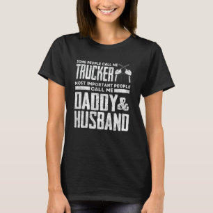 Mens Truck Graphic for Vaters and Men Trucker 1 T-Shirt