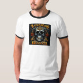 Mens Tshirt mit Skelettdesign (Vorderseite)