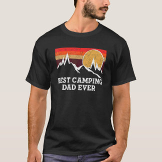 Mens Tu Best Camping Vater je Kostüm Vintages Camp T-Shirt