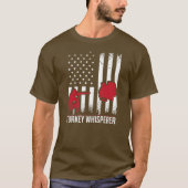 Mens Turkey Whisperer Turkey Hunter Loves Hunting T-Shirt (Vorderseite)