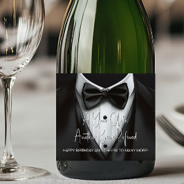 Mens Tuxedo Birthday Jede Veranstaltung Champagne Schaumweinetikett