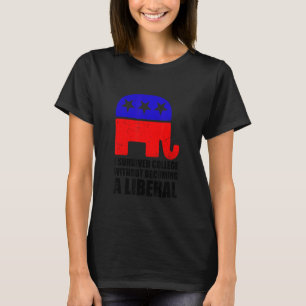 Mens überlebte ich die Uni, ohne ein Liberaler zu T-Shirt