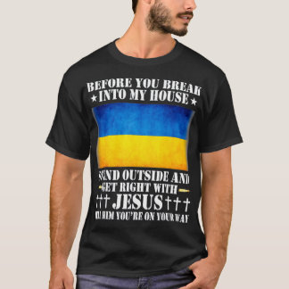 Mens Ukrainische Flagge Nationale Ukraine Ukraine  T-Shirt