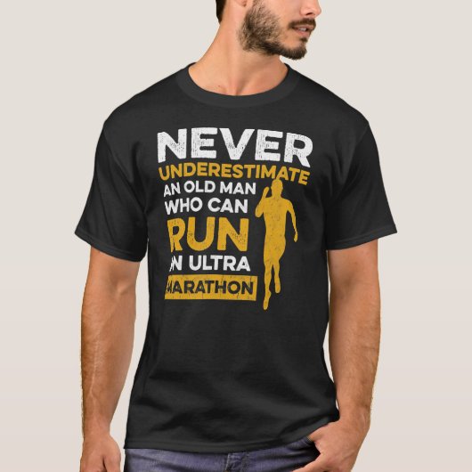 Mens Ultramarathon Design für einen 50K Runner  T-Shirt (Vorderseite)