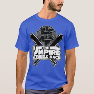 Mens Umpire schlägt zurück Funny Baseball T-Shirt