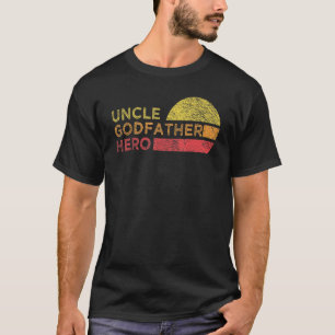 Mens Uncle Godvater Herausgeber für Lieblings Onke T-Shirt