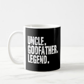 Mens Uncle GodVater Legend Nephew Niece Godchil Kaffeetasse