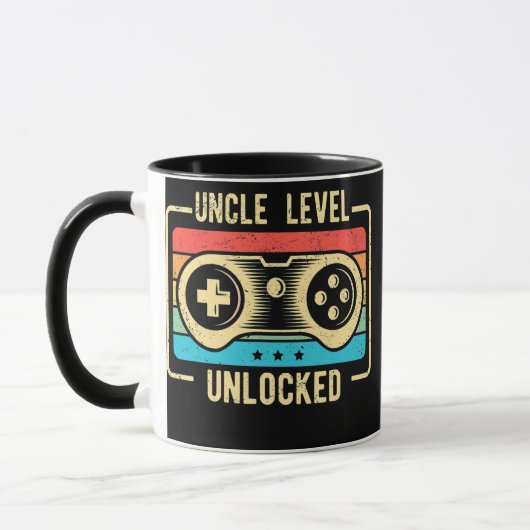 Mens Uncle Level Unlocked  Tasse (Links)
