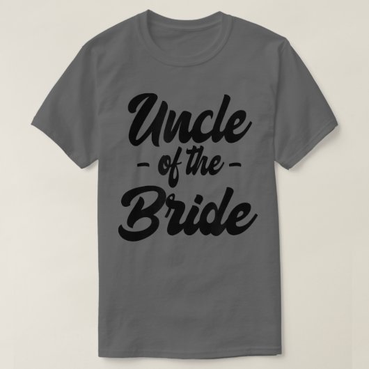 Mens Uncle of the Bride Distressed T-Shirt (Design vorne)