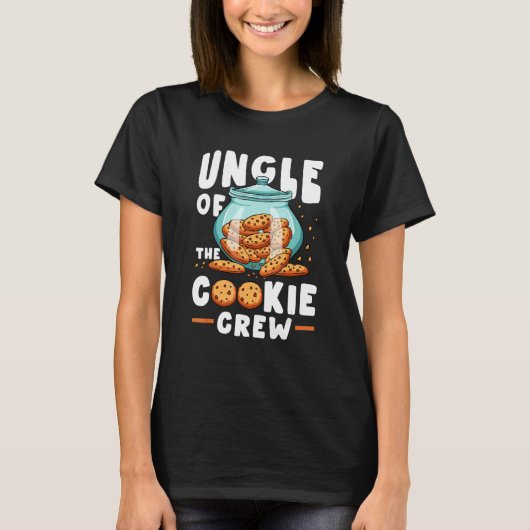 Mens Uncle Of The Cookie Crew Selling Baking Cooki T-Shirt (Vorderseite)