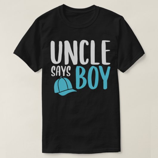 Mens Uncle Says Boy  T-Shirt (Design vorne)