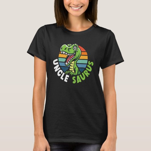 Mens Unclesaurus Uncle Saurus Rex Dinosaur Matchin T-Shirt (Vorderseite)