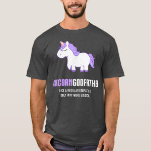 Mens Unicorn Godvater , Niedliches magisches Gesch T-Shirt