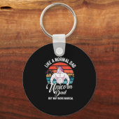 Mens Unicorn Vater Unicorns Gym Workout Geschenk Schlüsselanhänger (Vorderseite)