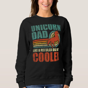 Mens Unicorn Vater wie ein regelmäßiger Vater, abe Sweatshirt