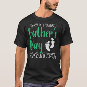 Mens unser erster Vater S Day Papa Kind Vater T-Shirt