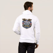 Mens USA 250th Anniversary Hoodie (Schwarz voll)