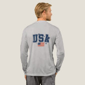 Mens USA Tri-Blend Shirt (Voller Rücken)