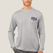 Mens USA Tri-Blend Shirt (Vorderseite)