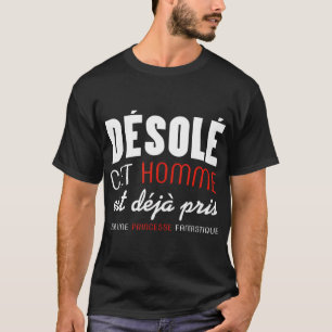 Mens Valentinstag Geschenk Spaß Sorry, dieser Mann T-Shirt