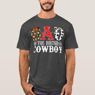 Mens Vater 1. Geburtstag Cowboy Western Rodeo P T-Shirt