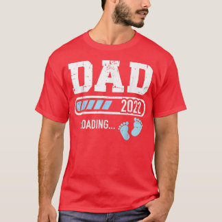 Mens Vater 2022, Ladung für die Schwangerschaft An T-Shirt