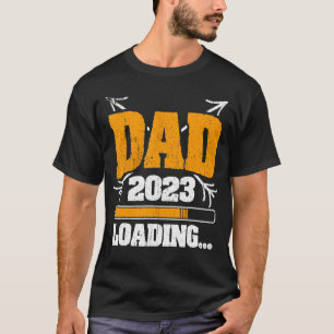 Mens Vater 2023 Beladung Schwangerschaft Vatertag T-Shirt