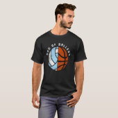 Mens Vater Ballers Basketball Volleyball Vater T-Shirt (Vorne ganz)