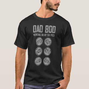 Mens Vater Bod an meinem Sixpack Beer Fath T-Shirt