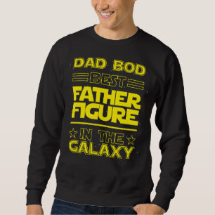 Mens Vater Bod Best Vaterfigur im Galaxy Vater Sweatshirt
