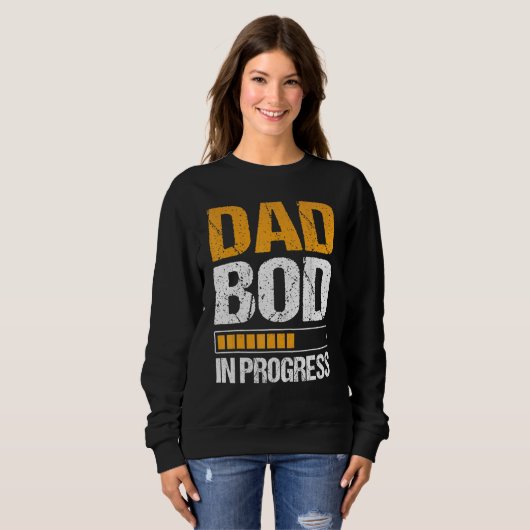 Mens Vater Bod im Gange Sweatshirt (Vorne ganz)