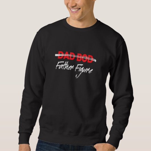 Mens Vater Bod Vater Abbildung Sweatshirt (Vorderseite)
