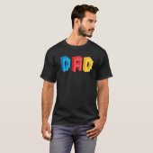 Mens Vater Brick Builder blockt Master Builder Fat T-Shirt (Vorne ganz)