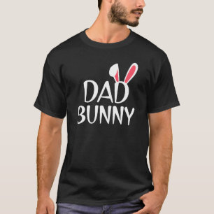 Mens Vater Bunny Family Rabbit Matching Couple Dad T-Shirt