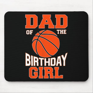 Mens Vater Bysketbyll Birthday Girl Family Byller  Mousepad
