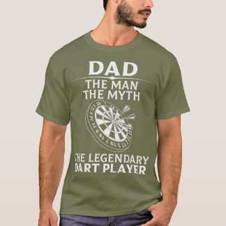 Mens Vater Das legendäre Dart Player-Geschenk für T-Shirt