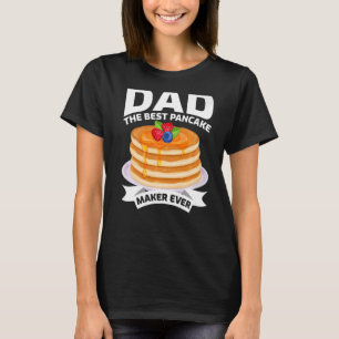 Mens Vater Der beste Pancake Maker je Pancake Vate T-Shirt