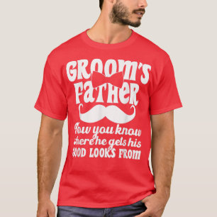 Mens Vater der Groom Hochzeitskostüme Grooms Fa T-Shirt
