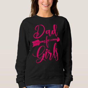 Mens Vater der Mädchen Vatertag Neuvater Vater von Sweatshirt