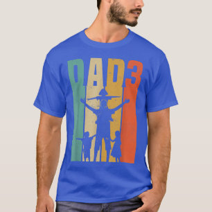Mens Vater des 3. Vaters 3 Vatertag T-Shirt