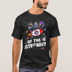 Mens Vater des Astronauten Raumthema Geburtstag Ju T-Shirt