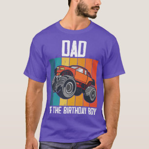 Mens Vater des Geburtstagskinder-Väter-Monstertruc T-Shirt