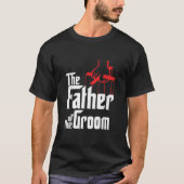Mens Vater des Grooms T-Shirt (Vorderseite)