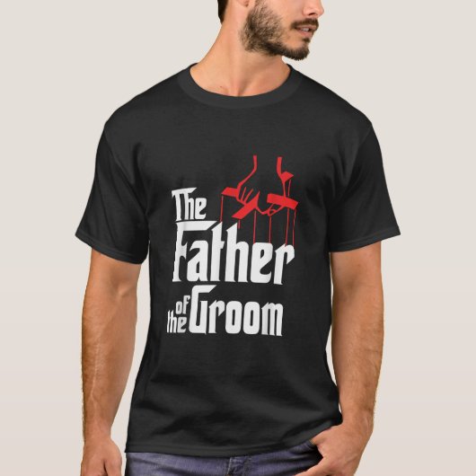 Mens Vater des Grooms T-Shirt (Vorderseite)
