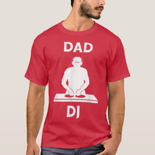 Mens Vater DJ Turntable Music Producer Vater Anges T-Shirt
