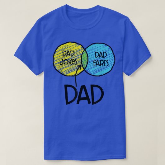 Mens Vater Furzen Vater Jokes Bad Puns Joke Daddy  T-Shirt (Design vorne)