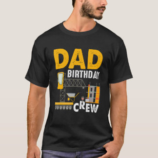 Mens Vater Geburtstag Crew Bau Geburtstag Teil T-Shirt